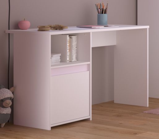 Parisot Kinder- und Jugendzimmer Pirouette27 in wei� mit grau oder rosa Komplett-Set 3-teilig