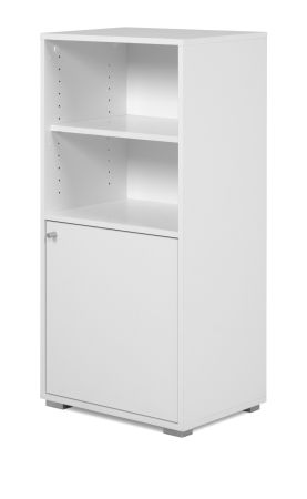 Regalschrank Fidan in wei� Regal 46 x 97 cm