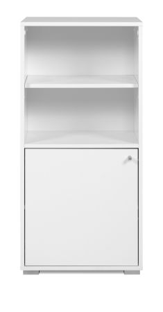 Regalschrank Fidan in wei� Regal 46 x 97 cm
