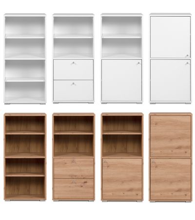 Kommode Fidan in wei� Anrichte 46 x 97 cm