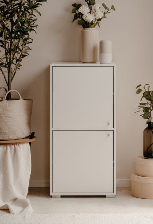 Kommode Fidan in wei� Anrichte 46 x 97 cm