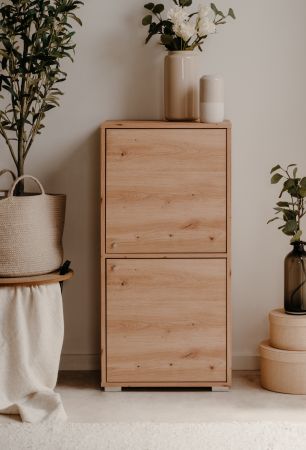 Kommode Fidan in Artisan Eiche Anrichte 46 x 97 cm