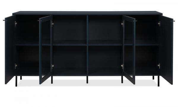 Sideboard Barina in blau Wohn- und Esszimmer Kommode 180 x 90 cm