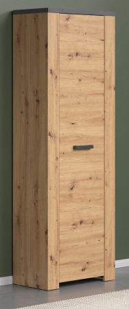 Garderobenschrank Follow in Artisan Eiche und Matera grau Flur Garderobe 62 x 199 cm