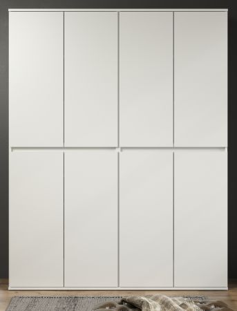Garderobenschrank Metro in Wei�, Schuhschrank 8-t�rig 148 x 191 cm