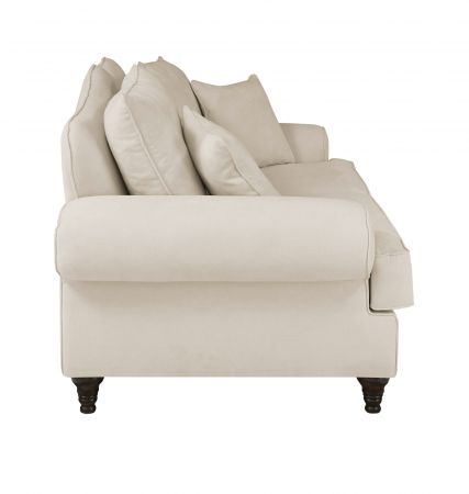 Sofa Adelina in beige Landhaus Couch 2-Sitzer 170 cm