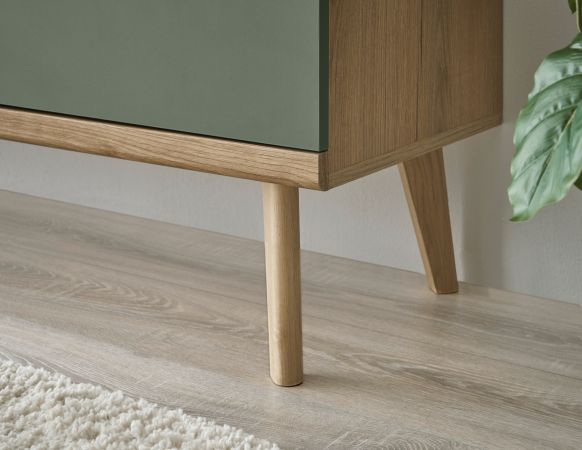 Sideboard Juna in Salbei und Evoke Eiche Kommode skandinavisch 107 x 83 cm