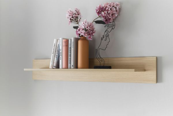 Wandboard Isgard in Scandi Eiche Wandregal skandinavisch 107 cm