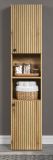 Badezimmer Hochschrank Feliz in Evoke Eiche Badschrank 40 x 186 cm