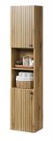 Badezimmer Hochschrank Feliz in Evoke Eiche Badschrank 40 x 186 cm