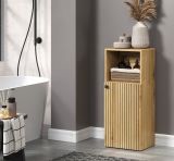 Badezimmer Kommode Feliz in Evoke Eiche Badschrank 40 x 95 cm
