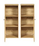 Badezimmer Kommode Feliz in Evoke Eiche Badschrank 40 x 95 cm