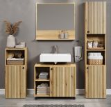 Badm�bel Set Feliz in Evoke Eiche Badkombination 4-teilig 180 x 190 cm