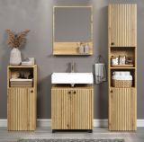 Badm�bel Set Feliz in Evoke Eiche Badkombination 4-teilig 160 x 190 cm