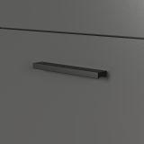 TV-Lowboard Avila in grau und Evoke Eiche XL TV Unterteil 210 x 43 cm