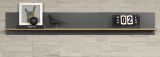 Wandboard Avila in grau und Evoke Eiche Wandregal 167 x 25 cm