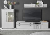 Vitrine Merced in wei� matt Wohn- und Esszimmer Highboard 75 x 125 cm