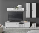 H�ngeschrank Merced in wei� matt Wohn- und Esszimmer Wandschrank 33 x 120 cm