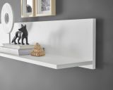 Wandboard Merced in wei� matt Eiche Wohn- und Esszimmer Wandregal 150 cm