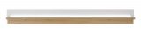 Wandboard Bellport in wei� matt und Wotan Eiche Wandregal inklusive Beleuchtung 201 cm