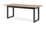 Esstisch Malta in Artisan Eiche und Anthrazit im Industrial Look 200 / 240 x 90 cm ausziehbar
