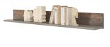Wandboard Piano in Thermo Eiche und grau Wandregal 152 cm