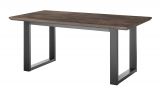 Esstisch Piano in Thermo Eiche und Metall schwarz K�chentisch 160 x 81 cm