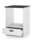 K�che Stove in wei� Pinie und anthrazit Landhaus K�chenschrank Set 4-teilig 264 x 200 cm