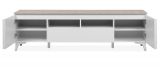 TV-Lowboard Visby in wei� und Sandstein TV Unterteil 177 cm
