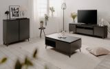 Sideboard Visby in grau und Schiefer Wohn- und Esszimmer Kommode 177 x 92 cm