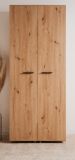 Schuhschrank Logu in Artisan Eiche 74 x 182 cm, aufklappbar f�r 30 Paar Schuhe