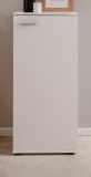 Schuhschrank Logu in wei� 50 x 110 cm, aufklappbar f�r 12 Paar Schuhe