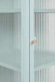 Metall Kommode Maram in mintgr�n Vitrine 40 x 102 cm