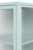 Metall Kommode Maram in mintgr�n Vitrine 40 x 102 cm