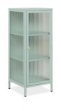 Metall Kommode Maram in mintgr�n Vitrine 40 x 102 cm