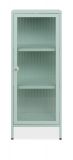 Metall Kommode Maram in mintgr�n Vitrine 40 x 102 cm