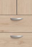 Kleiderschrank Enjour in Jackson Eiche Dreht�renschrank 3-t�rig 120 x 185 cm