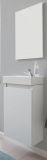 Badm�bel komplett Set Winny in wei� inkl. Waschbecken und Spiegel Breite 40 cm