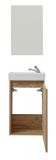Badm�bel komplett Set Winny in Artisan Eiche inkl. Waschbecken und Spiegel Breite 40 cm