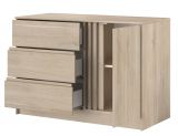 Parisot Schlafzimmer komplett Set Escale22 in Eiche japanisch Bett 160 x 200 cm