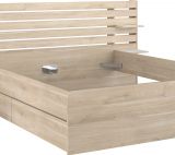 Parisot Schlafzimmer komplett Set Escale25 in Eiche japanisch Bett 140 x 200 cm