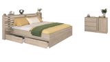 Parisot Schlafzimmer komplett Set Escale26 in Eiche japanisch Bett 160 x 200 cm