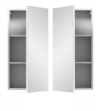 Badezimmer Spiegelschrank Larik in wei� 1-t�rig 38 x 77