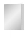 Badezimmer Spiegelschrank Larik in wei� 2-t�rig 60 x 77