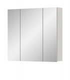 Badezimmer Spiegelschrank Larik in wei� 3-t�rig 82 x 77