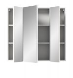 Badezimmer Spiegelschrank Larik in wei� 3-t�rig 82 x 77