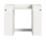 Waschmaschinenumbau Set Flexy in wei� 3-teilig �berbauschrank und 2 x Anstellregal