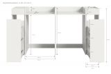 Waschmaschinenumbau Set Flexy in wei� 4-teilig 2 x �berbauschrank und 2 x Anstellregal