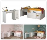 Parisot Kinder- und Jugendzimmer Milky17 in wei� und grau Loft Komplett-Set 2-teilig