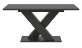 Esstisch Home-X in grau Tisch ausziehbar 150 - 190 cm
